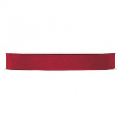NASTRO DOUBLE VELVET mm25x30mt ROSSO