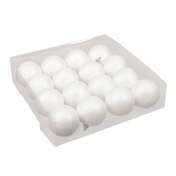 SFERE SPARKLING WHITE  Ø6cm 16pz