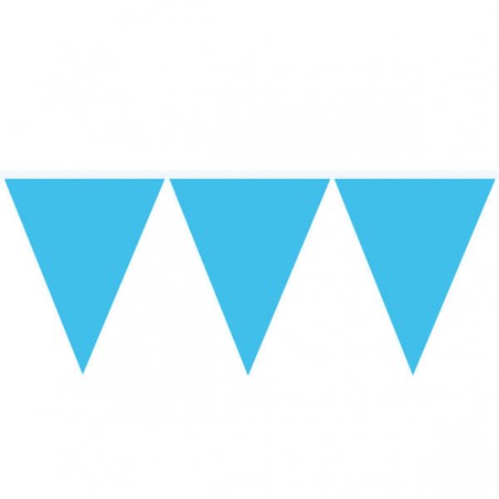 FESTONE BANDIERINE PVC 10mt AZZURRO GIVI