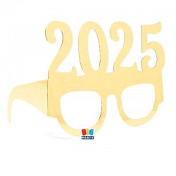 OCCHIALINI CARTA 2025 GOLD METAL 6pz