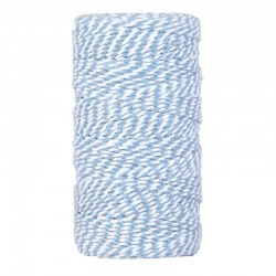 CORDINO BICOLORE mm2x100mt SKY BLUE/WHITE
