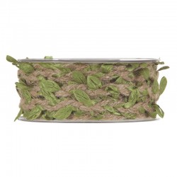 CORDA JUTA W/LEAVES mm30x10mt