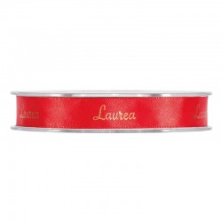 NASTRO LAUREA mm12x25mt ROSSO ORO