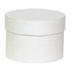 SCATOLINA LITTLE BOXES ø9x6,5cm BIANCO