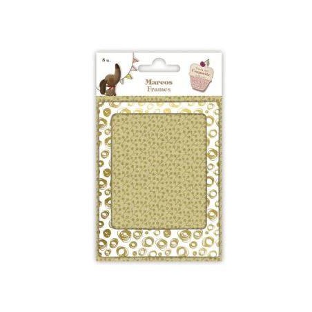 CORNICI IN CARTONCINO GOLD BUSQUETS 8pz