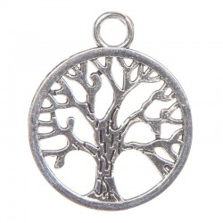 APPLICAZIONE BIJOUX METALLO ALBERO DELLA VITA 12pz