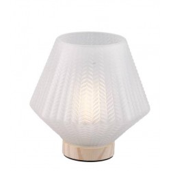 LAMPADA VETRO VT BIANCA ø12cm