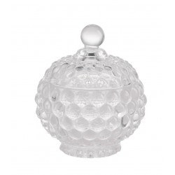 SCATOLA IN VETRO ø10x11,5cm