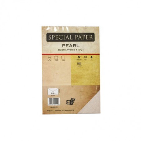 BUSTE 17x17 PEARL AVORIO gr.110 25pz