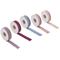 NASTRO WRINKLED SATIN mm25x50mt ROSSO