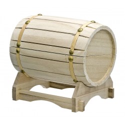 BOTTE GRANDE CON PIEDISTALLO 12x6cm NATURALE