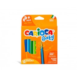 PASTELLI CARIOCA BABY +2 PENCIL 10pz