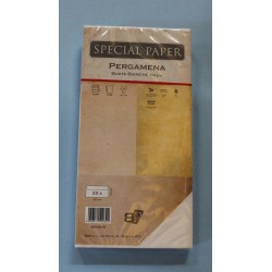 BUSTE 11x22 PERGAMENA BIANCO gr.110 25pz