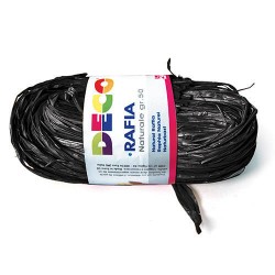 RAPHIA NATURALE gr.50 CWR NERO