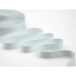NASTRO DOPPIO RASO mm18x50mt COL.101 LAME' ARGENTO