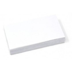 RETTANGOLO CARTONCINO BIANCO 9x5cm 50pz