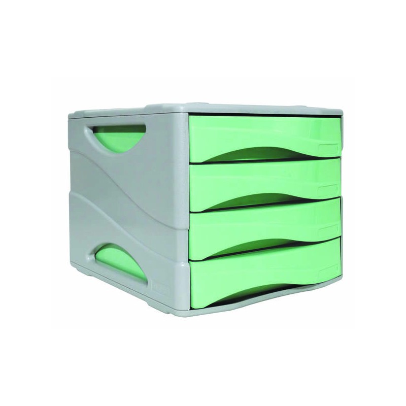 CASSETTIERA KEEP COLOUR PASTEL ARDA 4 CASSETTI VERDE