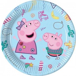 PIATTI PIANI PEPPA PIG MESSY 8pz