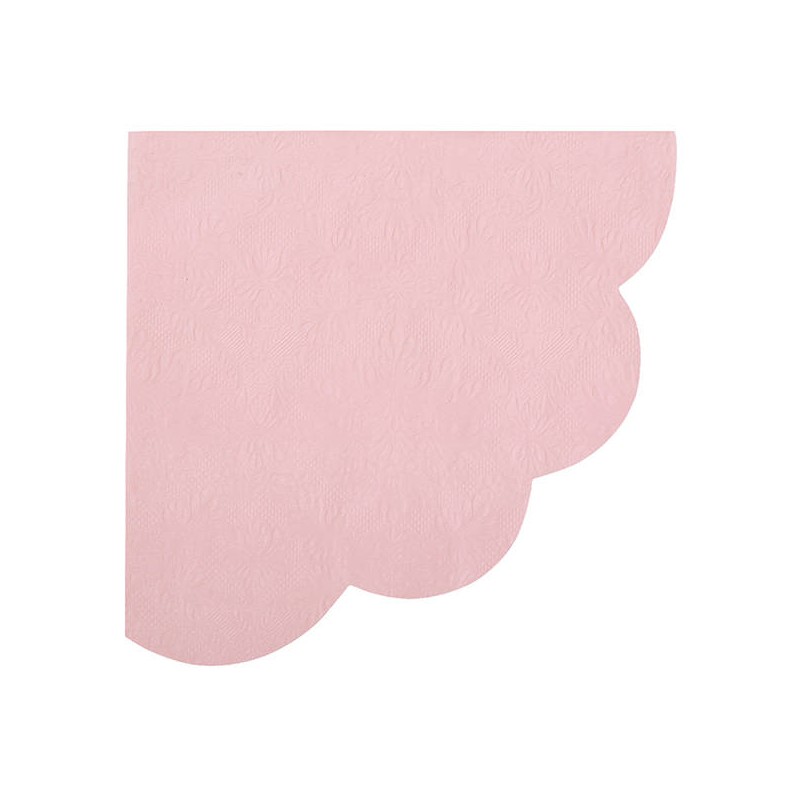 TOVAGLIOLI 33x33 SMERLATI EMBOSSED ROSA 16pz