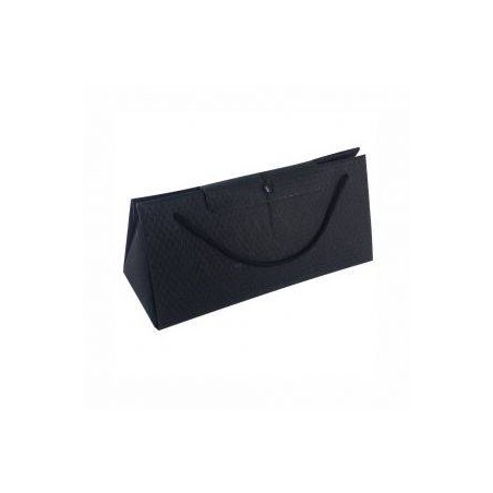BORSA PLURIBOL TRIANGOLARE 32x13x16cm NERO