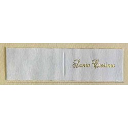 BIGLIETTI BOMBONIERA SANTA CRESIMA AVORIO 20pz 215