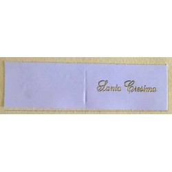 BIGLIETTI BOMBONIERA SANTA CRESIMA BIANCO 20pz 205/4