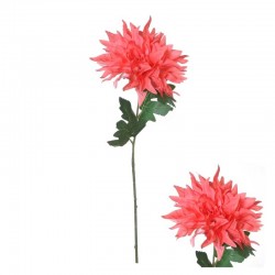 FIORE DALIA C/STELO 75cm ROSSO CHIARO