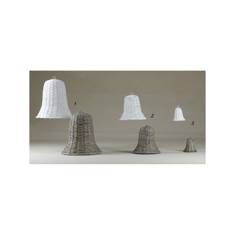 CAMPANA VIMINI ø10x10cm GRIGIO