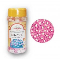 MYSWEETCAKE MIMOSE DI ZUCCHERO ROSA E BIANCHE 60gr