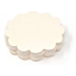 NUVOLETTA CARTONCINO AVORIO 4,5x5,7cm 50pz