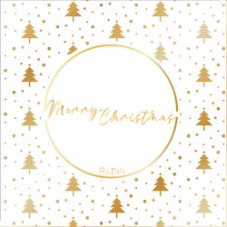 TOVAGLIOLI 33x33 GOLD LITTLE TREES 3V 16pz