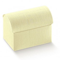 SCATOLA BAULETTO SETA AVORIO 7x4,5x5,2 10pz