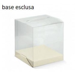 SCATOLA PET TRASPARENTE 21x21x35cm (NO FONDO)