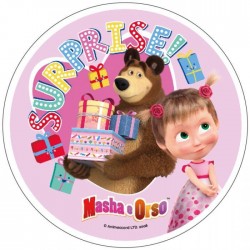 DISCO CIALDA MASHA E L'ORSO ø21cm ART.42073