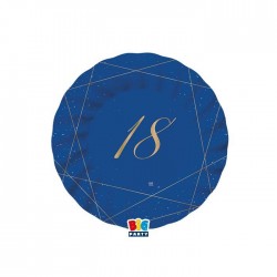 PIATTI ø20cm 18 ANNI BLUE GOLD 8pz