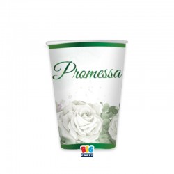 BICCHIERI 250cc PROMESSA EUCALIPTO 6pz