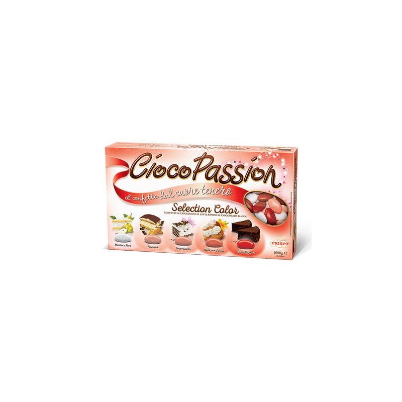 CONFETTI CIOCOPASSION SELECTION COLOR ROSSO 5 GUSTI 1kg