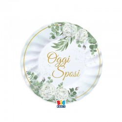 PIATTI ø20cm OGGI SPOSI EUCALIPTO 6pz