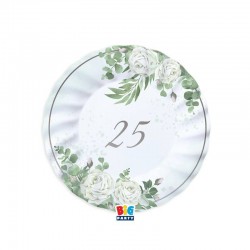 PIATTI ø20cm 25°ANNIVERSARIO EUCALIPTO 6pz