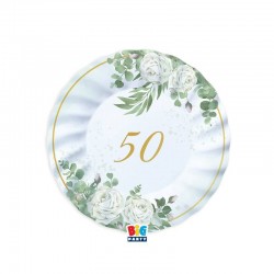 PIATTI ø20cm 50°ANNIVERSARIO EUCALIPTO 6pz