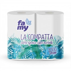 IGIENICA FAMY LA COMPATTA 4 ROTOLI 2V 500strappi
