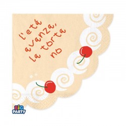 TOVAGLIOLI 33x33cm CAKE PARTY 16pz