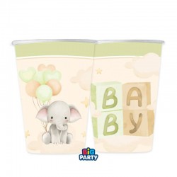BICCHIERI 250cc BABY ELEPHANT 6pz
