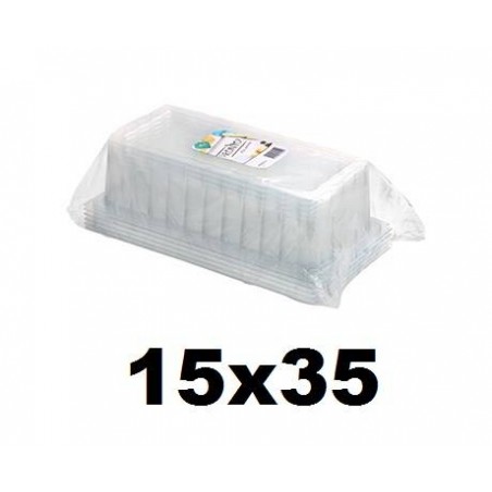 COPERCHIO MEDORO RETTANGOLARE 15x35x9,5cm PET