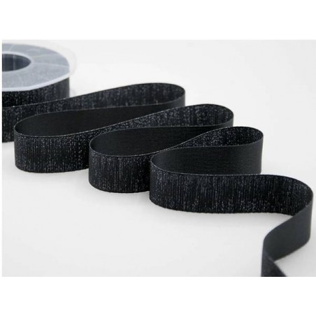 NASTRO RASO BOUTIQUE LAMè mm25x20mt COL.33 NERO