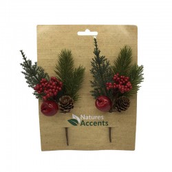 PICKS NATALIZIO 16cm 2pz