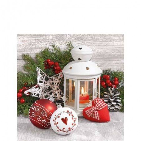 TOVAGLIOLI 25x25 WHITE LANTERN 20pz