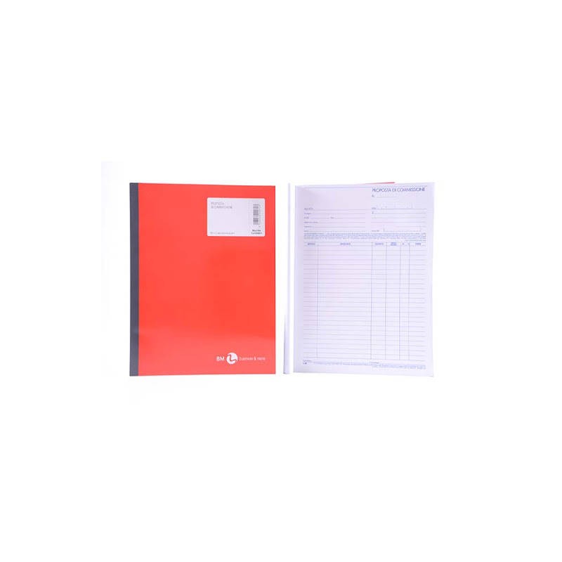 BLOCCO COPIA COMMISSIONI 21,5x29 50fg 2 COPIE 703 BM