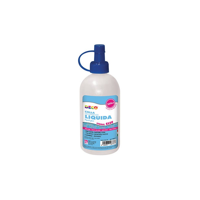 COLLA LIQUIDA TRASPARENTE ALL'ACQUA 250ml