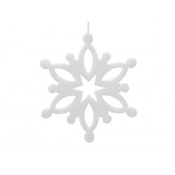 CRISTALLO FOAM DA APPENDERE 40cm BIANCO